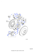 JLM21317 - Jaguar Brake caliper