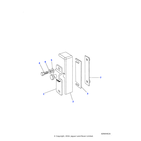 Land Rover Striker-Door Lock
