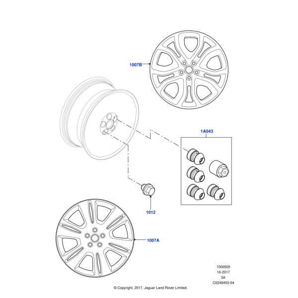 VPLCW0141 - Land Rover Nut - Wheel