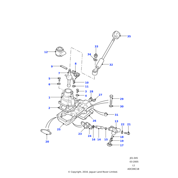 571146 - Land Rover Ball-detent manual transmission