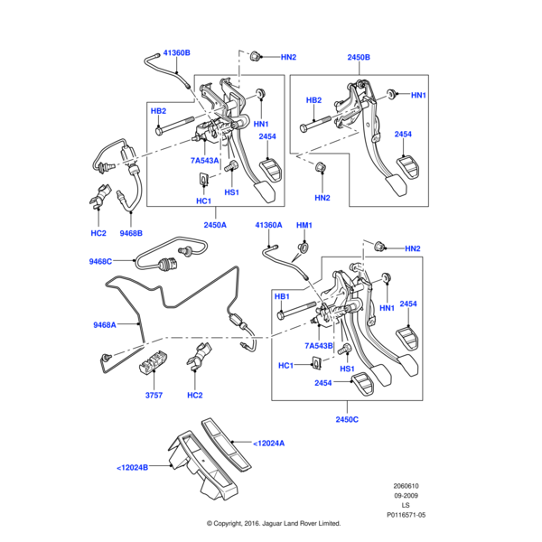 Land Rover Clip-brake pipe double