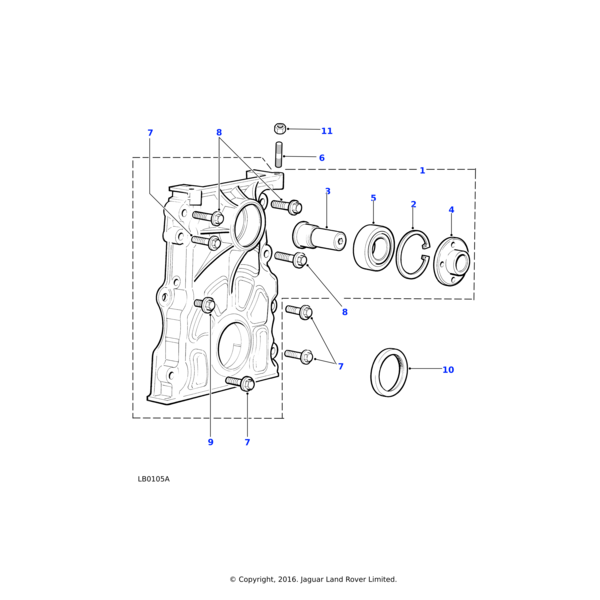 Land Rover Bearing-roller