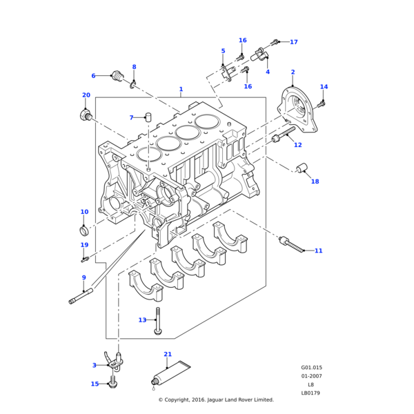 Land Rover Sensor - Crankshaft Position - Cps