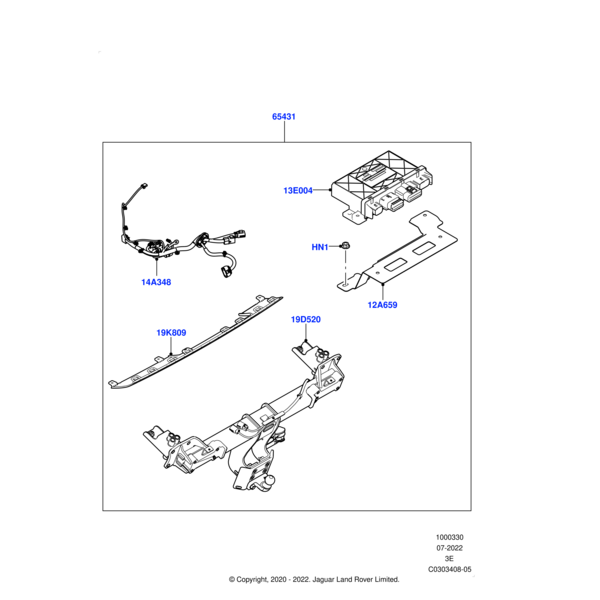 Satin Starlight, Tow Eye Cover - Multi-Height Tow Bar and Towing Receiver