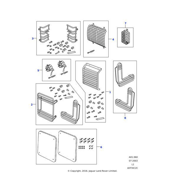 Lamp Guard - Fixed, Front, Single Lamp, 90 and 110