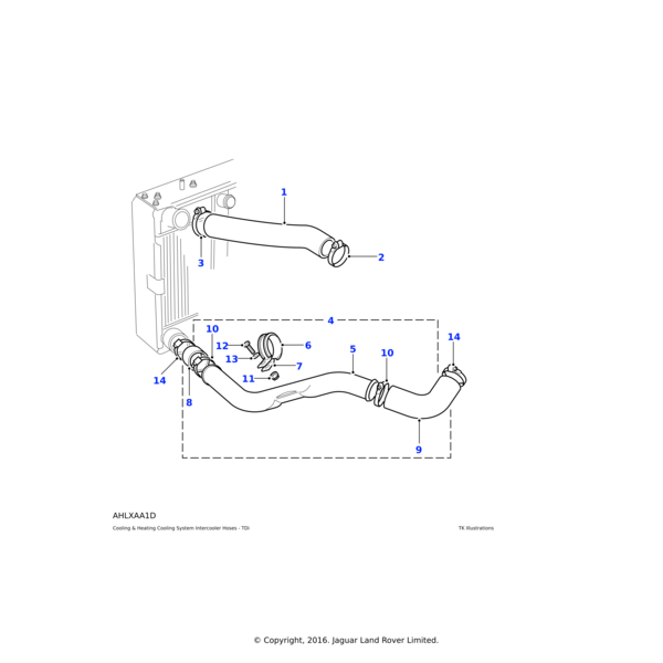 Land Rover Bracket-coolant bottom hose