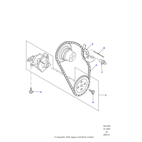 Land Rover Pump - Oil