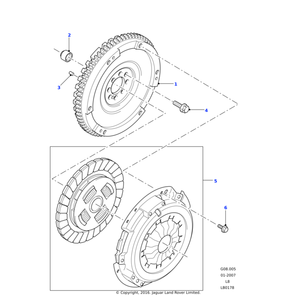 Land Rover Bearing - Input Shaft