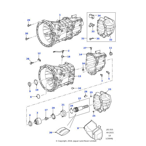 Land Rover Seal - Input Shaft