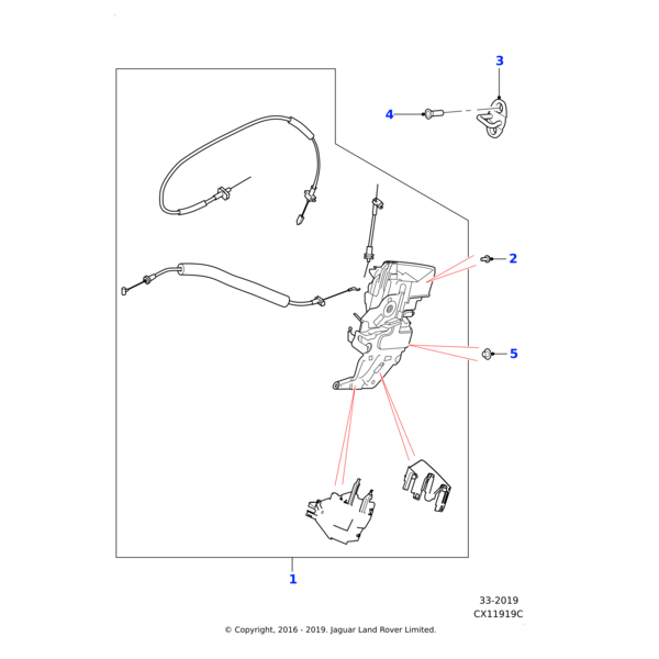T2R49517 - Jaguar Latch