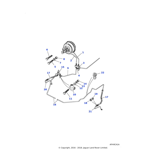 Land Rover Pipe-brake