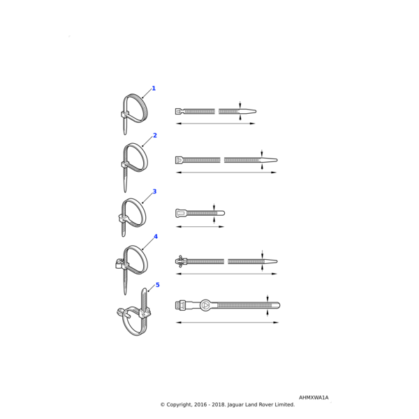 13H9727L - Land Rover Tie-cable