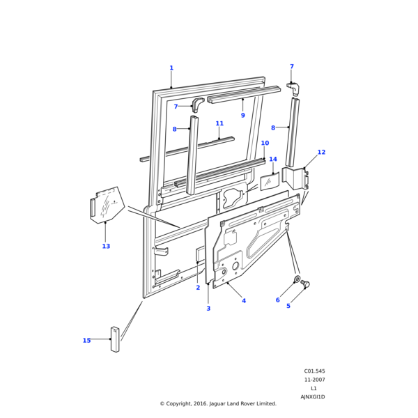 Land Rover Seal waist inner