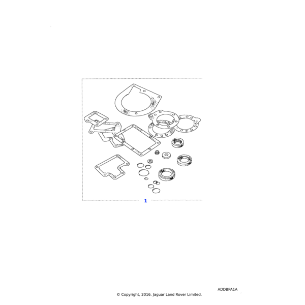 Land Rover Gasket-transfer box gear change housing plate