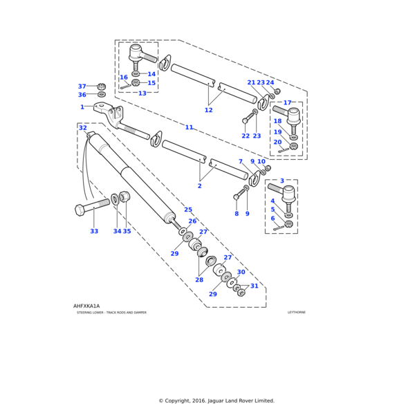 Land Rover Cross rod-eye end
