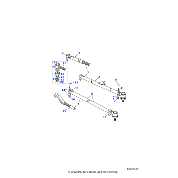 252210 - Land Rover Locknut