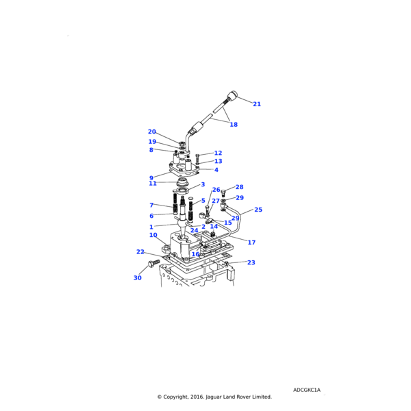 Land Rover Gasket-transfer box gear change housing plate