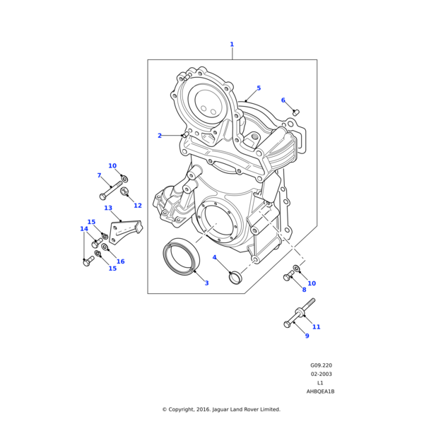 154545 - Land Rover Plug-core