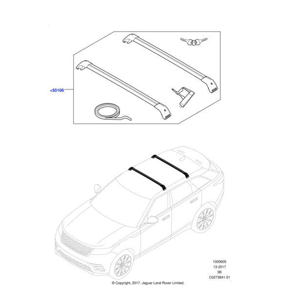 Range Rover Velar Cross Bars