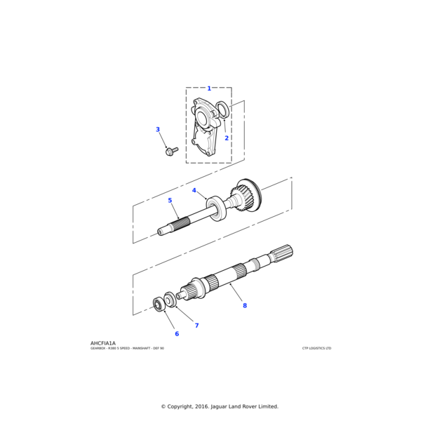 Land Rover Bearing-taper roller