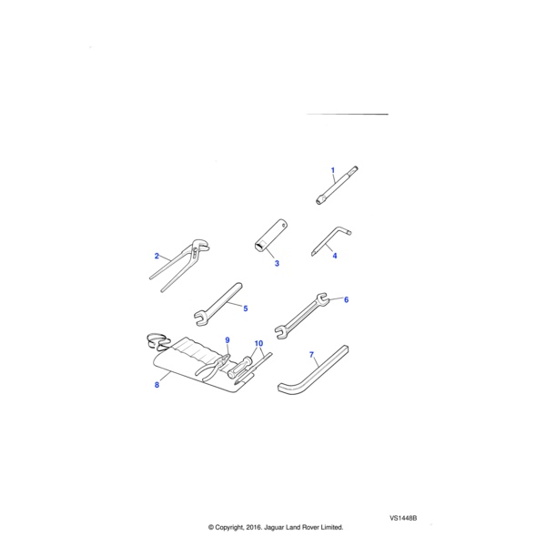 276397 - Land Rover Spanner-tool kit