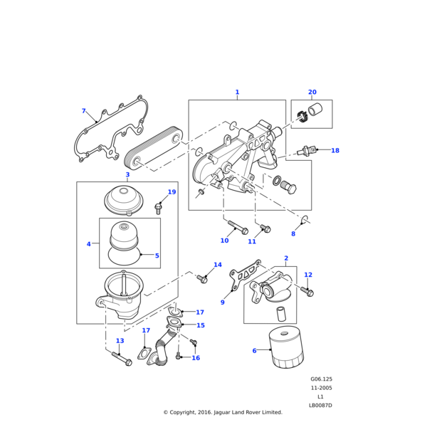 Land Rover Centrifuge - oil cooler