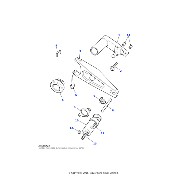 Land Rover Slave cylinder clutch