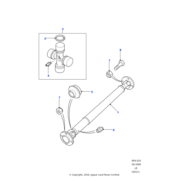 Land Rover Propellor shaft