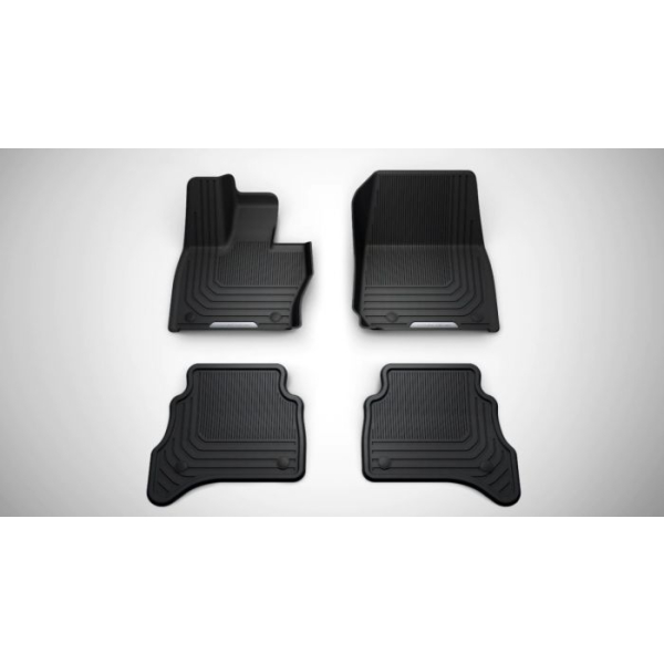 Antimicrobial Deep Sided Rubber Mats - LHD SWB 5 Seat
