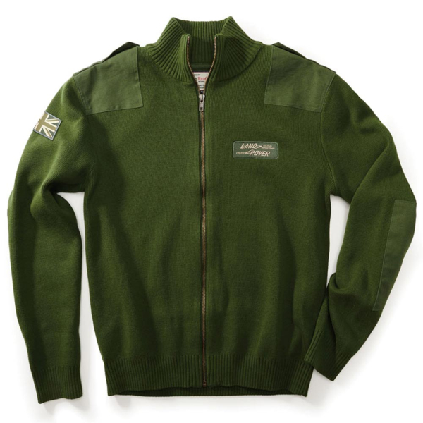 Land Rover Heritage Logo Full Zip Cardigan