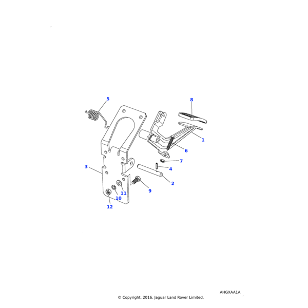 Land Rover Bracket-mounting pedal