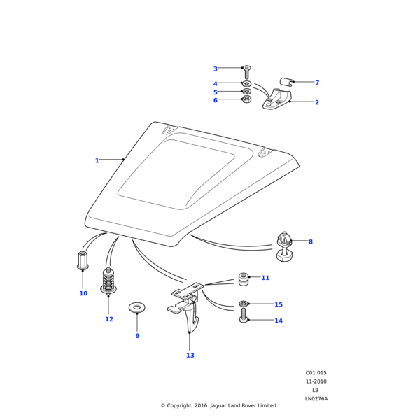 Land Rover Striker-bonnet