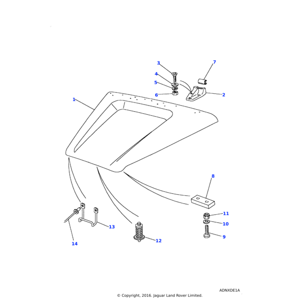 Land Rover Buffer-bonnet