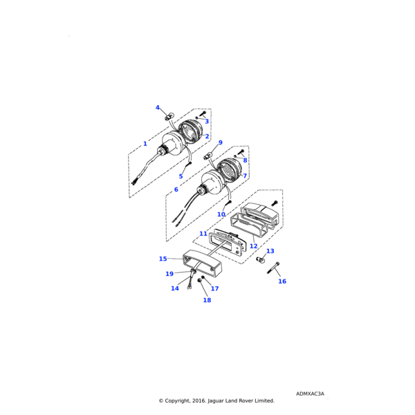 Land Rover Lamp assembly-direction indicator