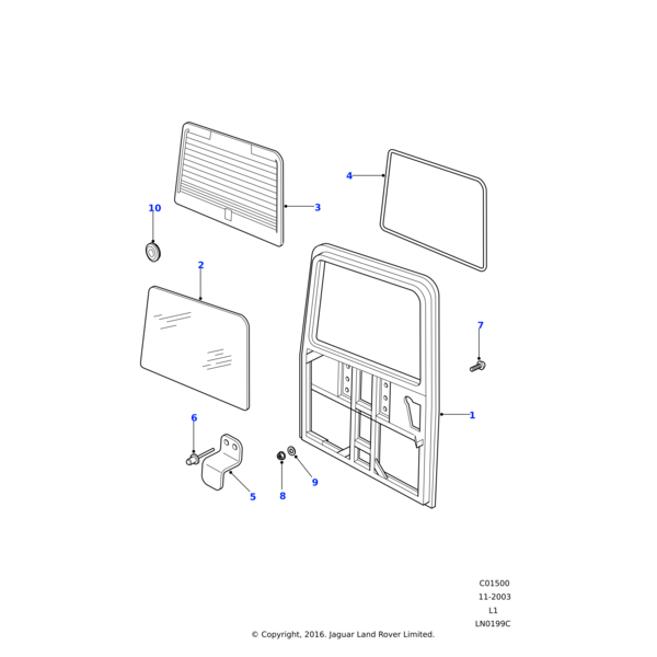 14A7090L - Land Rover Plug-blanking