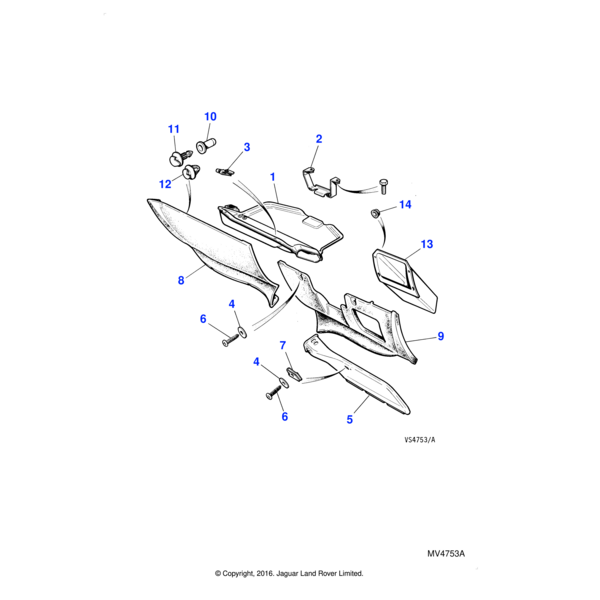 DRC5582 - Jaguar Land Rover Nut-lokut
