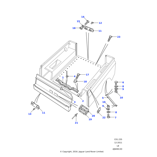 Land Rover Crossmember